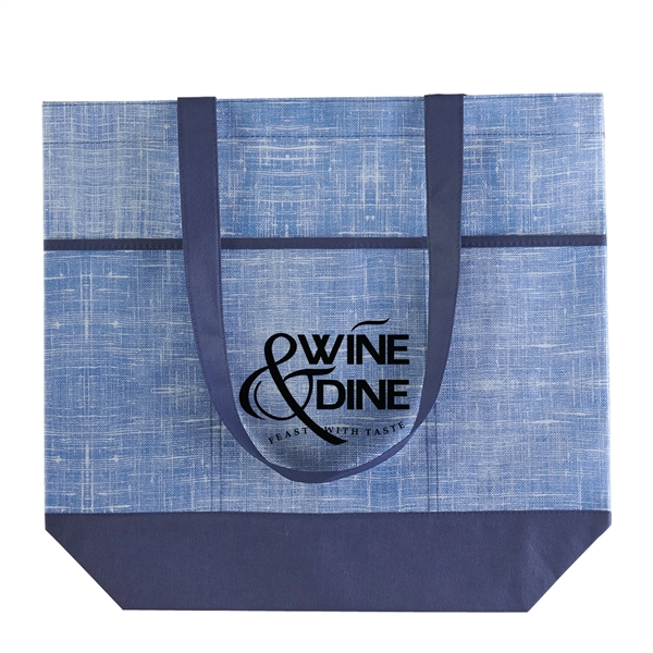 14" x 16 3/4" x 5 1/4" non-woven tote bag with... from ASI 52840 Evans Manufacturing