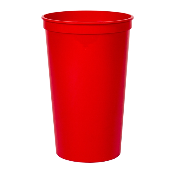Smooth colored 22 oz stadium cup.... from ASI 88200 TK Sorg's - A Div of Arch Promo Group, LLC / PETITE