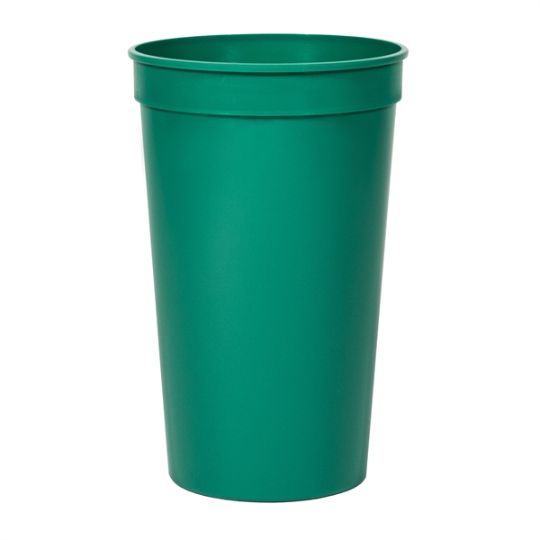 Smooth colored 22 oz stadium cup.... from ASI 88200 TK Sorg's - A Div of Arch Promo Group, LLC / PETITE