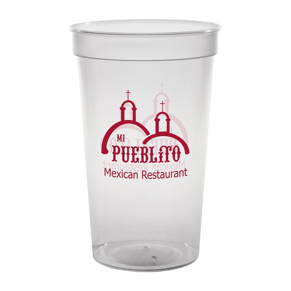 Smooth colored 22 oz stadium cup.... from ASI 88200 TK Sorg's - A Div of Arch Promo Group, LLC / PETITE