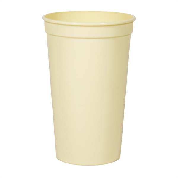 Smooth colored 22 oz. stadium cup.... from ASI 88200 TK Sorg's - A Div of Arch Promo Group, LLC / GRANDE