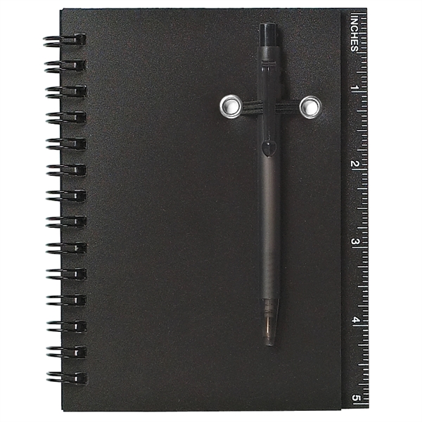 Spiral 50 page lined notebook and pen.... from ASI 61125 Hit Promotional Products / Hit®