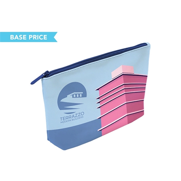 Full-color, full-bleed 1.2mm crosshatch vegan leather pouch with your choice of... from ASI 45657 Pop! Promos