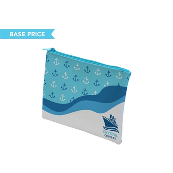 Full-color, full-bleed 1.2mm crosshatch vegan leather pouch with same design on... from ASI 45657 Pop! Promos