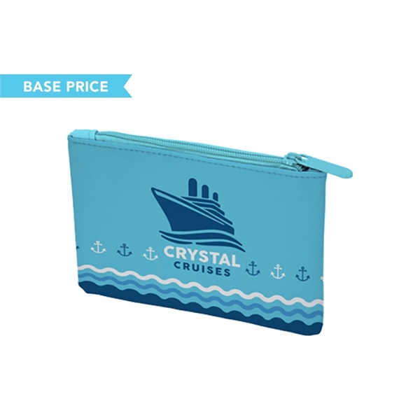 Full-color, full-bleed 1.2mm crosshatch vegan leather pouch with same design on... from ASI 45657 Pop! Promos