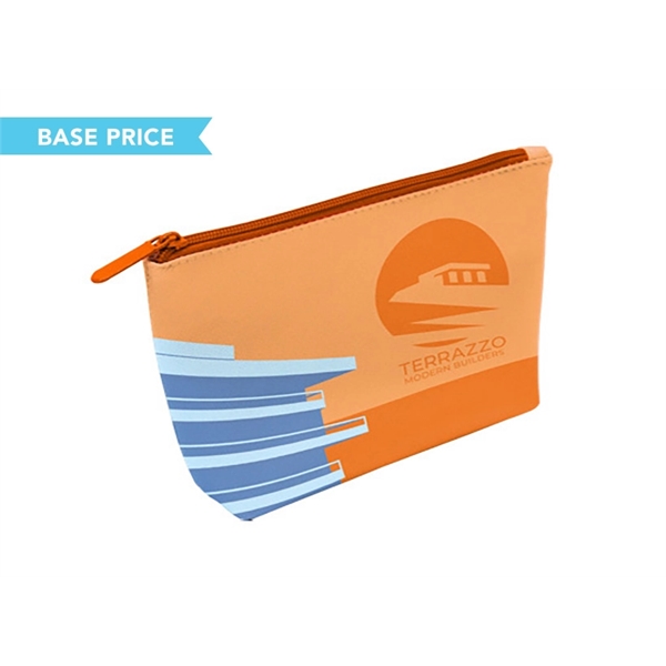 Full-color, full-bleed 1.2mm crosshatch vegan leather pouch with your choice of... from ASI 45657 Pop! Promos