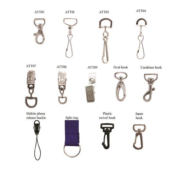36" x 1" polyester lanyard with 3D imprint and choice of... from ASI 52263 EMT / EMT EMT EASY