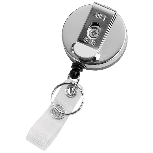 Heavy Duty Wire cord badge reel with belt clip back and... from ASI 49470 DEVARA