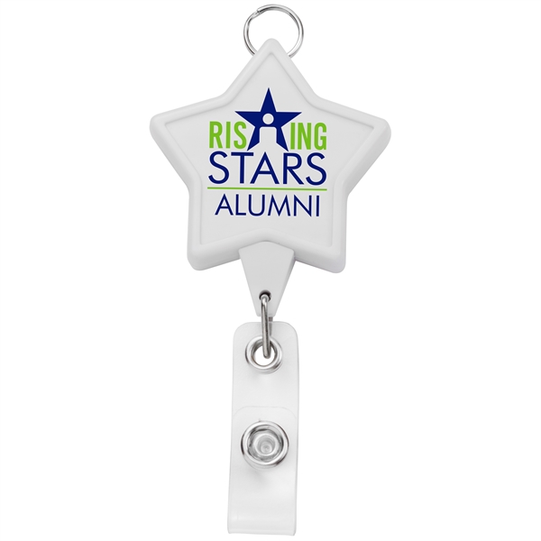 Jumbo star retractable badge reel with lanyard attachment.... from ASI 49470 DEVARA