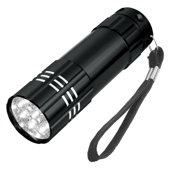 Aluminum LED flashlight with strap.... from ASI 61125 Hit Promotional Products / Hit®