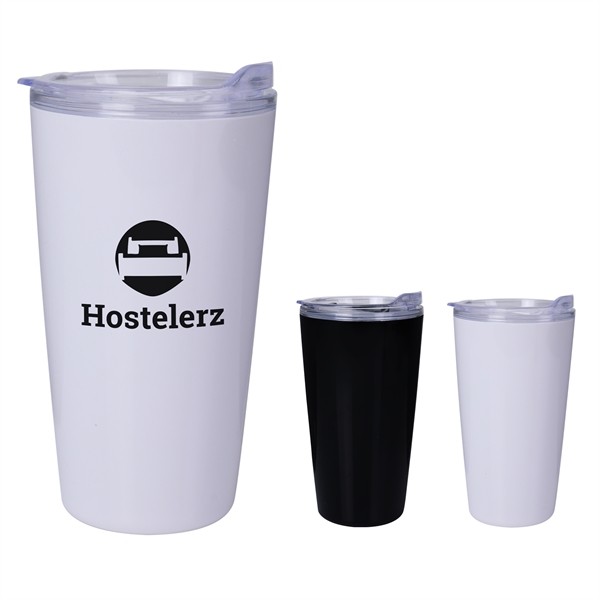 Double wall 22 oz tumbler. Slider lid. Made in USA.... from ASI 79840 The Proinnovative Line / Proinnovative Line