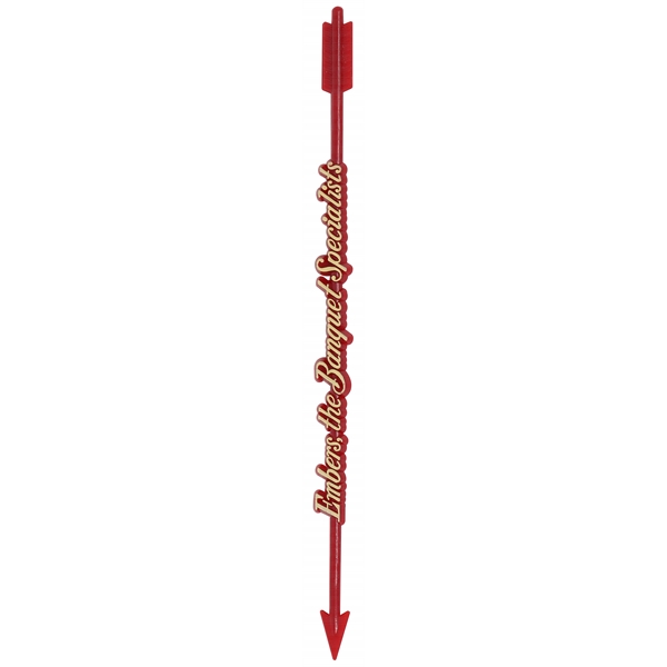 6" plastic arrow-shaped embossed drink stick and appetizer pick.... from ASI 59683 Harco Enterprises LTD / Harco Enterprises