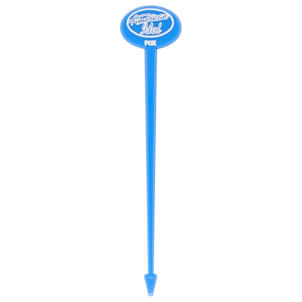 3.75" plastic drink stirrer or appetizer pick with oval-shaped topper.... from ASI 59683 Harco Enterprises LTD