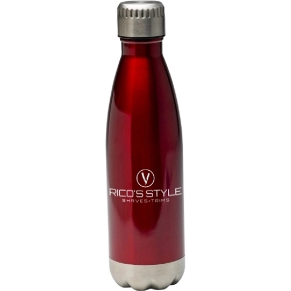 16 oz. Stainless Steel Double Wall Vacuum Insulated Sports Bottle -... from ASI 67075 Leprechaun Promotions, LLC / Leprechaun Promotions