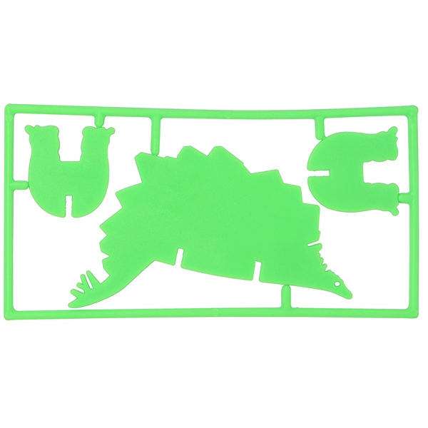 3" x 4 1/2" three-dimensional plastic dinosaur puzzles in four species... from ASI 59683 Harco Enterprises LTD / Harco Enterprises