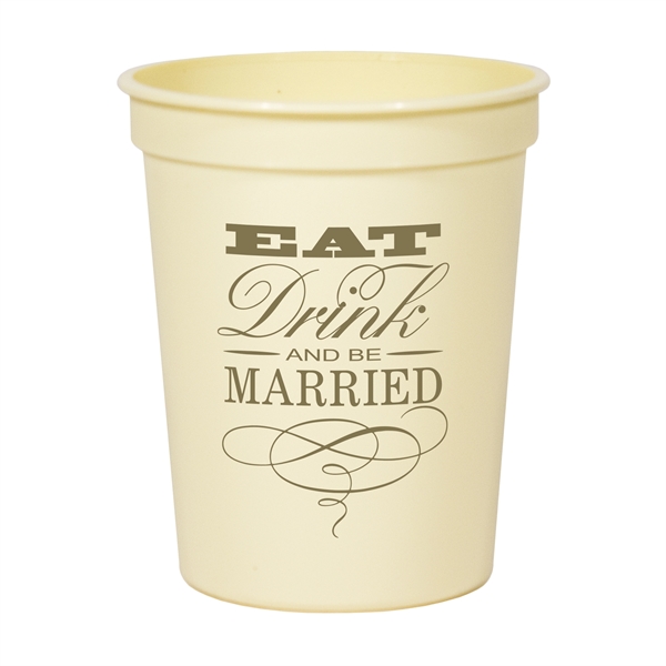 Smooth colored 16 oz stadium cup.... from ASI 88200 TK Sorg's - A Div of Arch Promo Group, LLC / PETITE