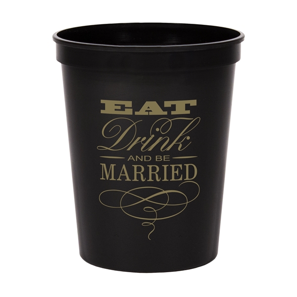 Smooth colored 16 oz stadium cup.... from ASI 88200 TK Sorg's - A Div of Arch Promo Group, LLC / PETITE