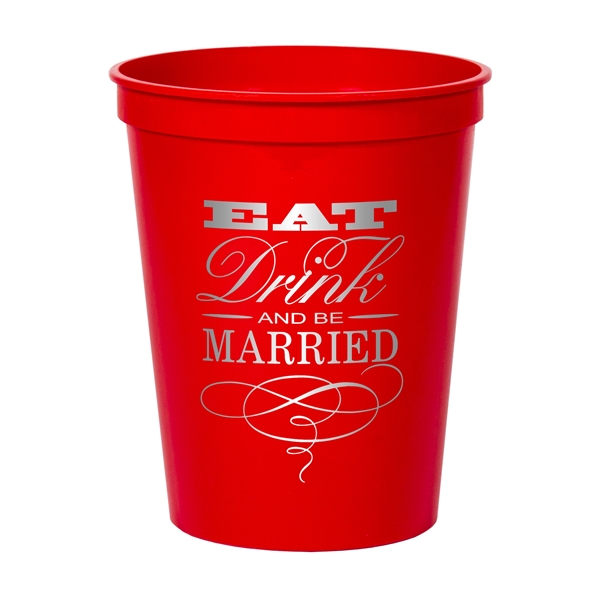 Smooth colored 16 oz stadium cup.... from ASI 88200 TK Sorg's - A Div of Arch Promo Group, LLC / PETITE