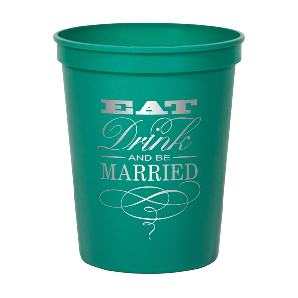 Smooth colored 16 oz stadium cup.... from ASI 88200 TK Sorg's - A Div of Arch Promo Group, LLC / PETITE