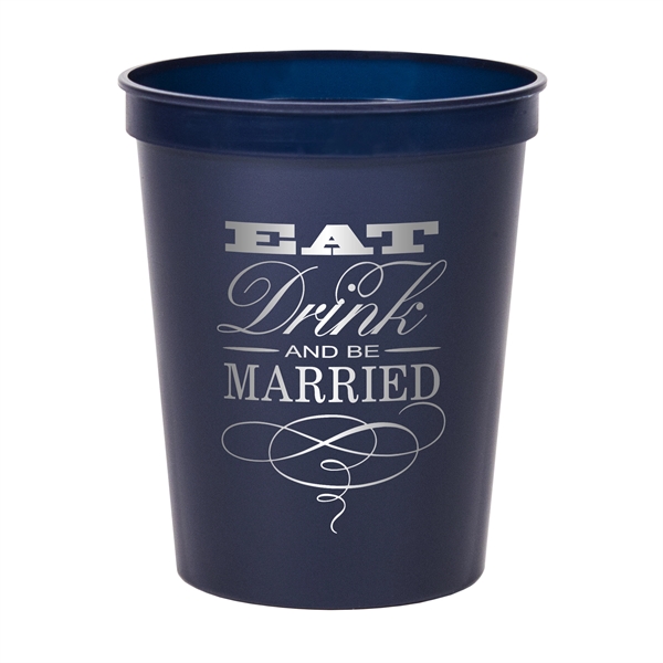 Smooth colored 16 oz stadium cup.... from ASI 88200 TK Sorg's - A Div of Arch Promo Group, LLC / PETITE