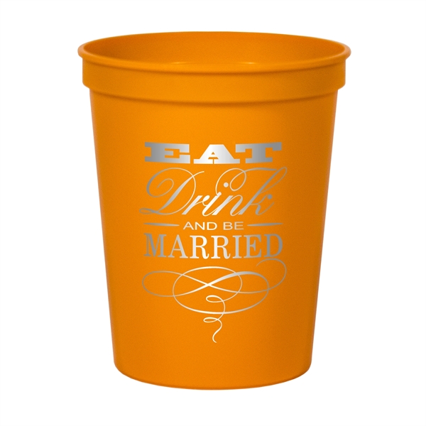 Smooth colored 16 oz stadium cup.... from ASI 88200 TK Sorg's - A Div of Arch Promo Group, LLC / PETITE