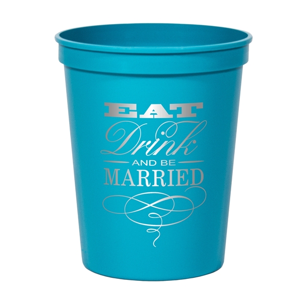 Smooth colored 16 oz stadium cup.... from ASI 88200 TK Sorg's - A Div of Arch Promo Group, LLC / PETITE