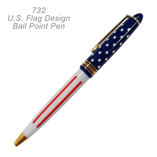 Popular USA Flag Design Patriotic Ballpoint Pen - Ready Inventory In... from ASI 45100 Chulani Promotional Products, Inc / Competitive Edge Innovations/Chulani
