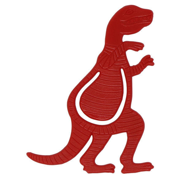 3" x 4.625" dinosaur shaped plastic bookmark in raptor and spiny... from ASI 59683 Harco Enterprises LTD / Harco Enterprises