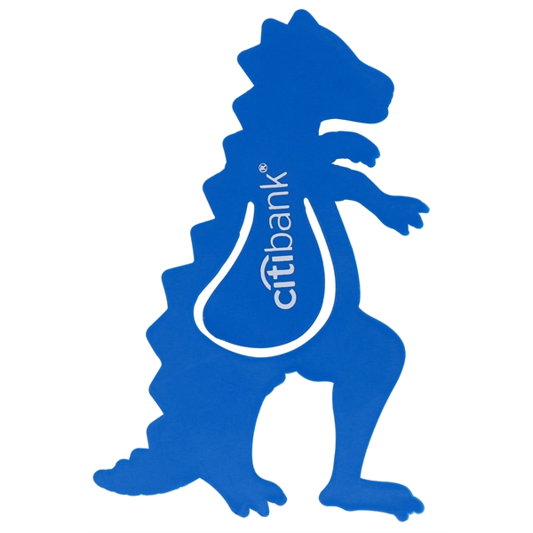 3" x 4.625" dinosaur shaped plastic bookmark in raptor and spiny... from ASI 59683 Harco Enterprises LTD / Harco Enterprises