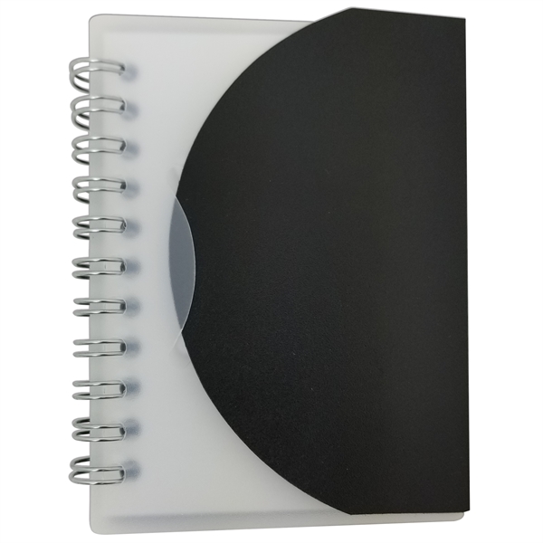 Tuck-top spiral 60 sheet notebook with plastic cover.... from ASI 93520 Ventura Inc
