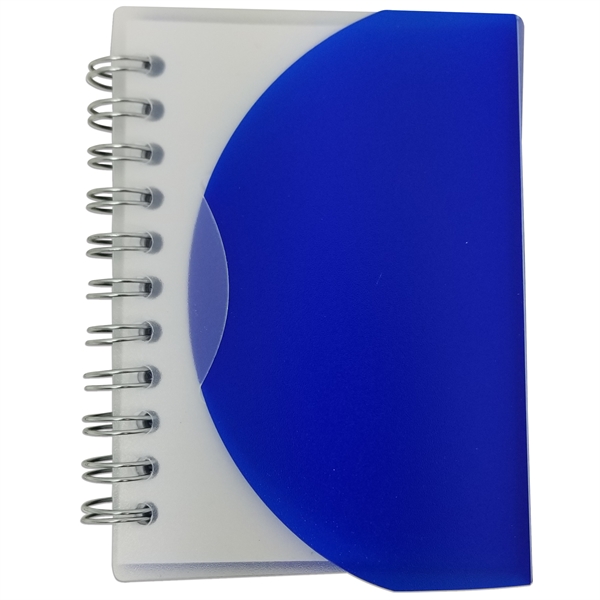 Tuck-top spiral 60 sheet notebook with plastic cover.... from ASI 93520 Ventura Inc