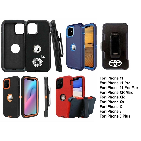 iPhone 11 Shockproof Case with Belt Clip and A Kickstand.... from ASI 79909 Promotek