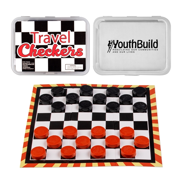 Checkers set with travel case.... from ASI 98360 WOWLine / WOWLine®