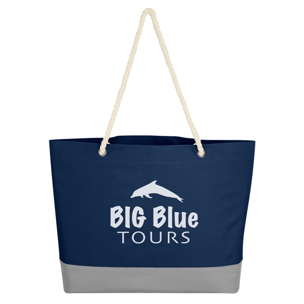 Polyester tote bag with rope handles... from ASI 61125 Hit Promotional Products / Hit®