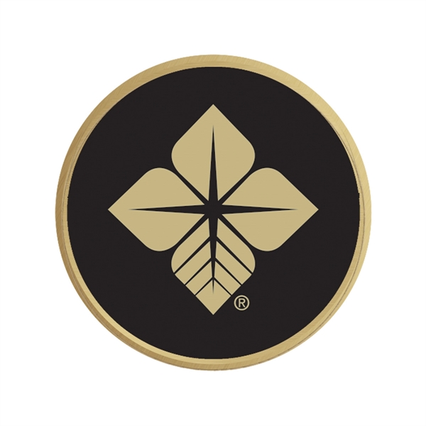 Coin pin with a military clutch backing.... from ASI 59080 Halls & Company