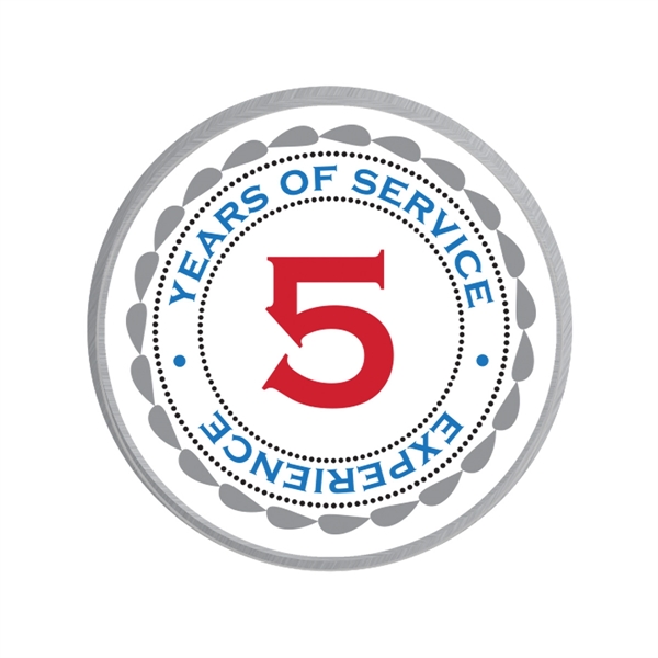 Coin pin with a military clutch backing.... from ASI 59080 Halls & Company