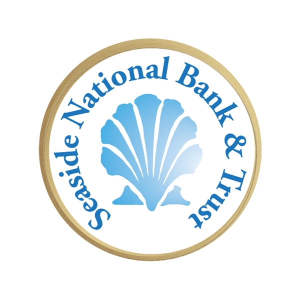 Coin pin with a military clutch backing.... from ASI 59080 Halls & Company