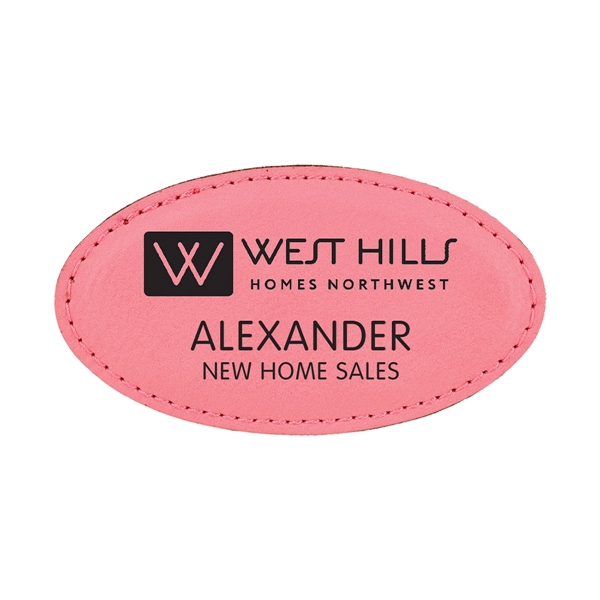 Oval badge with a magnetic backing.... from ASI 59080 Halls & Company