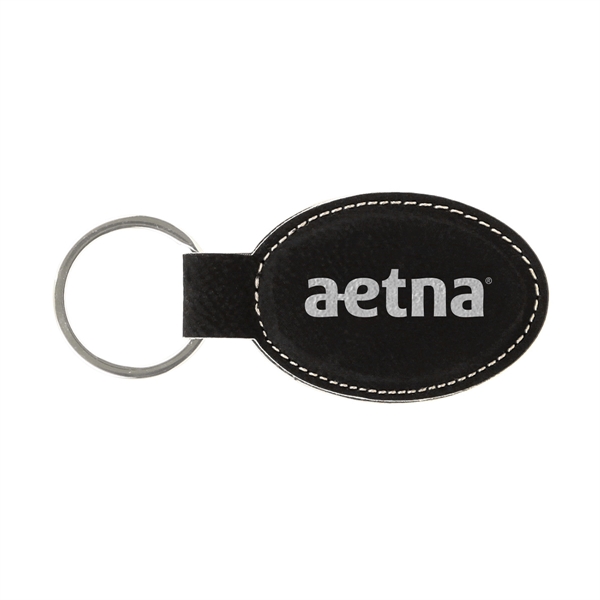 Leatherette key tag with metal ring.... from ASI 59080 Halls & Company