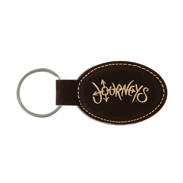 Leatherette key tag with metal ring.... from ASI 59080 Halls & Company