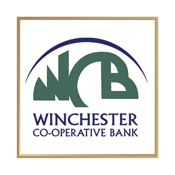 Lapel pin with a laminated insert and a military clutch backing.... from ASI 59080 Halls & Company