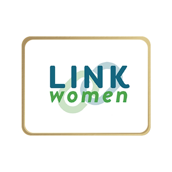 Lapel pin with a laminated insert and a military clutch backing.... from ASI 59080 Halls & Company