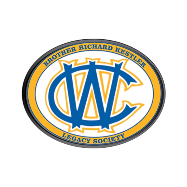 Lapel pin with a laminated insert and a military clutch backing.... from ASI 59080 Halls & Company