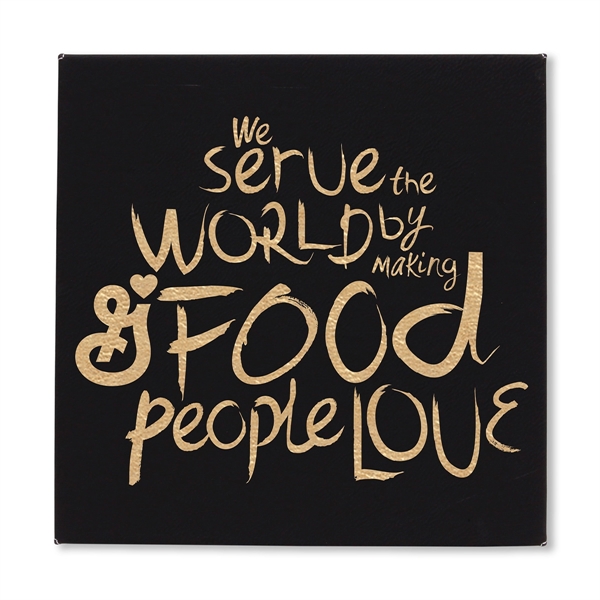 Leatherette wall decor with a sawtooth hanger.... from ASI 59080 Halls & Company