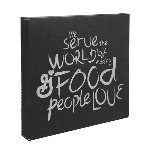 Leatherette wall decor with a sawtooth hanger.... from ASI 59080 Halls & Company