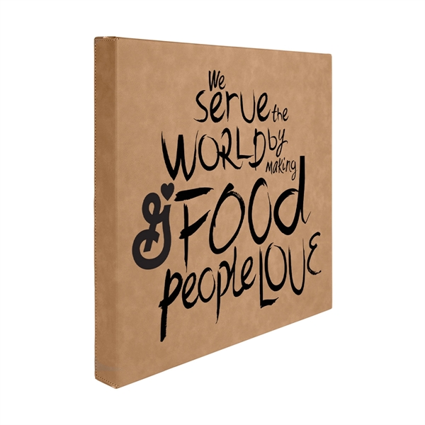 Leatherette wall decor with a sawtooth hanger.... from ASI 59080 Halls & Company