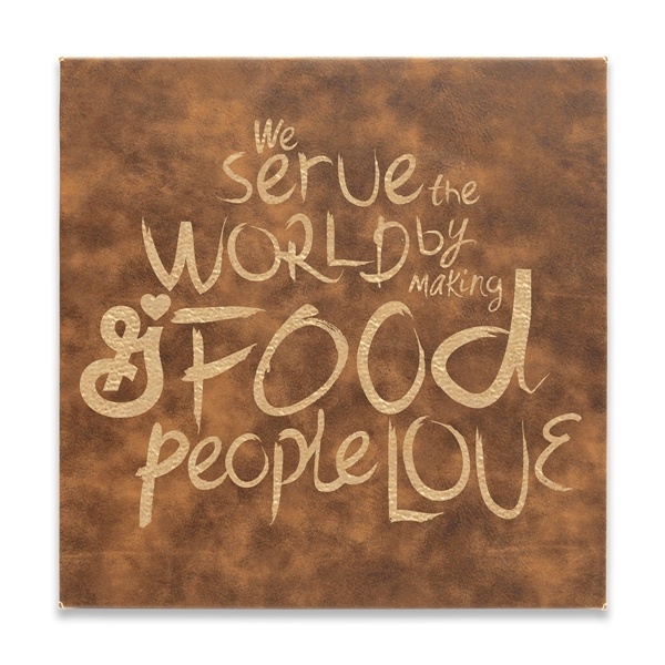 Leatherette wall decor with a sawtooth hanger.... from ASI 59080 Halls & Company