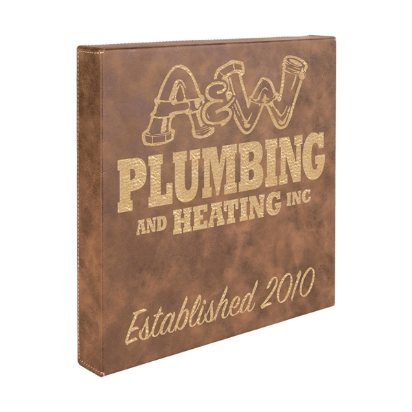 Leatherette wall decor with a sawtooth hanger.... from ASI 59080 Halls & Company