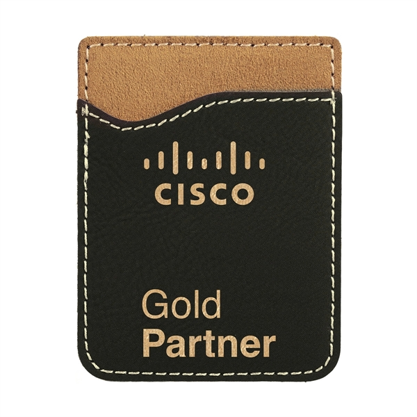 Phone wallet with a variety of color options and made of... from ASI 59080 Halls & Company