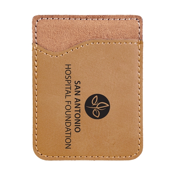 Phone wallet with a variety of color options and made of... from ASI 59080 Halls & Company